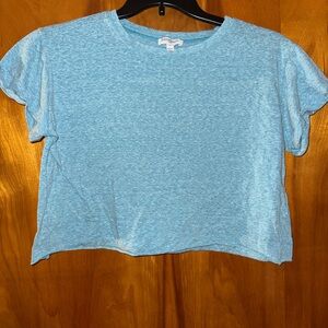 Freshman Sky Blue Crop Top Size 0X